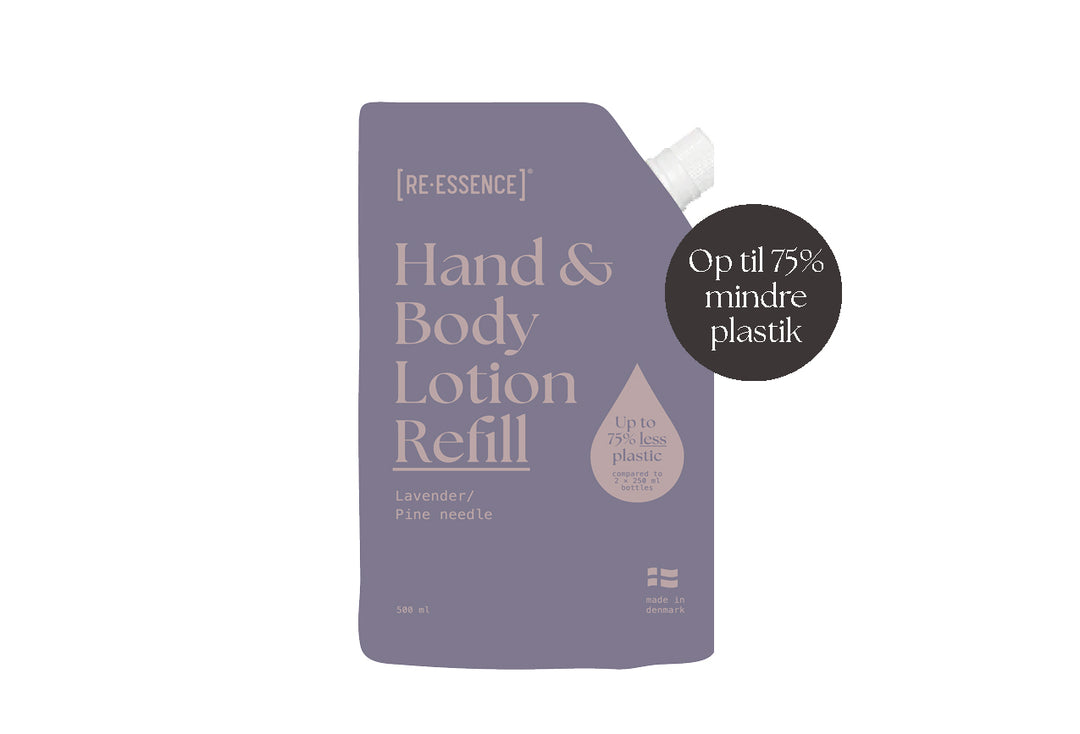 COMING SOON! 500 ML HAND & BODY LOTION REFILL LAVENDER/PINE NEEDLE