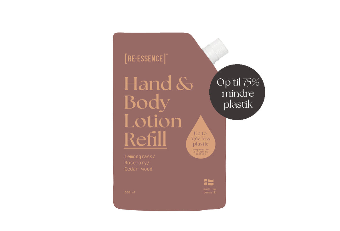 COMING SOON! 500 ML HAND & BODY LOTION REFILL LEMONGRASS/ROSEMARY/CEDAR WOOD