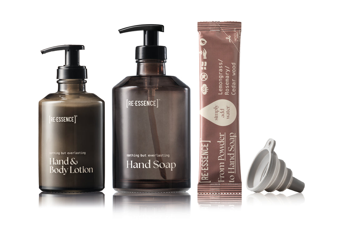 GIFTBOX DUO HAND SOAP + LOTION LEMONGRASS/ROSEMARY/CEDAR WOOD