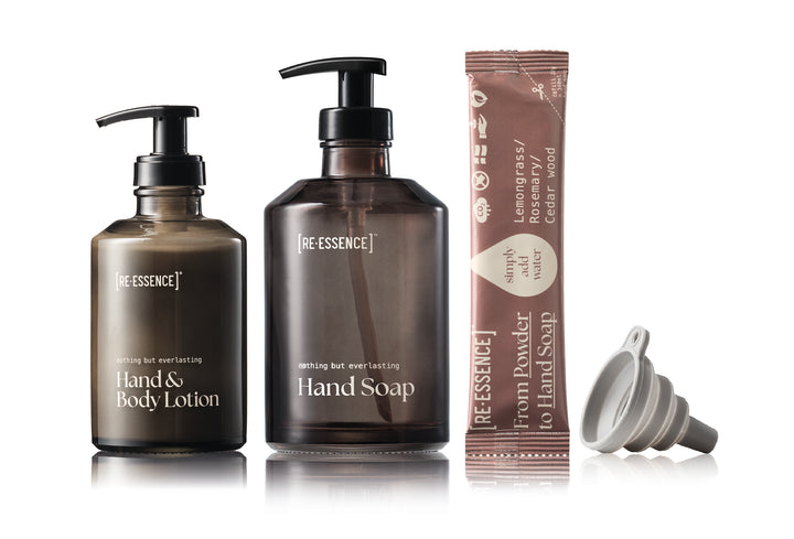 GIFTBOX DUO HAND SOAP + LOTION LEMONGRASS/ROSEMARY/CEDAR WOOD