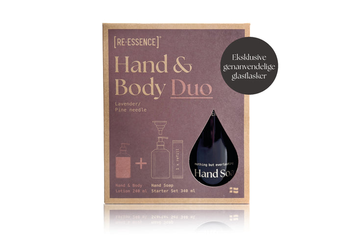 GIFTBOX DUO HAND SOAP + LOTION LAVENDER/PINE NEEDLE