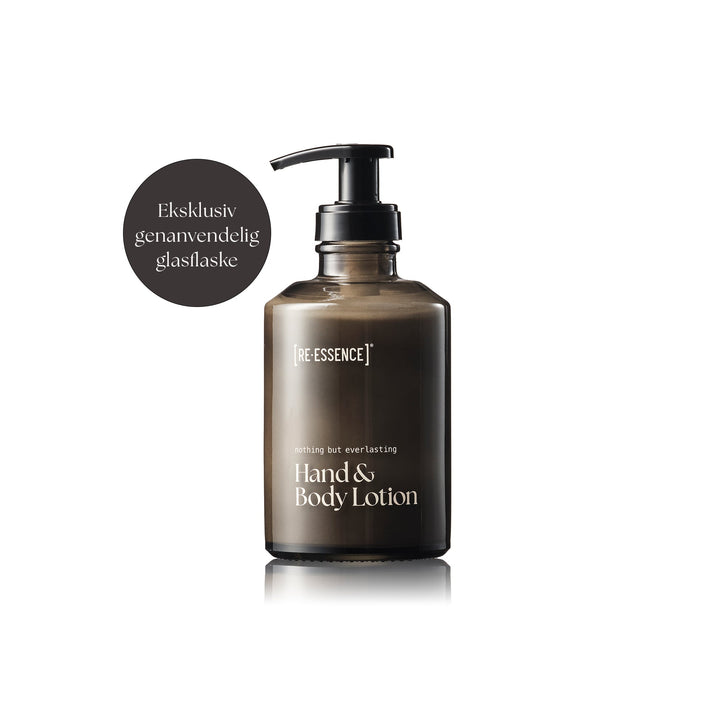 Hand &amp; Body Lotion i eksklusiv glasflaske