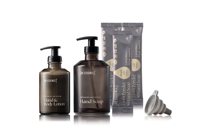 BUNDLE HAND SOAP STARTER SET + LOTION LAVENDER/PINE NEEDLE