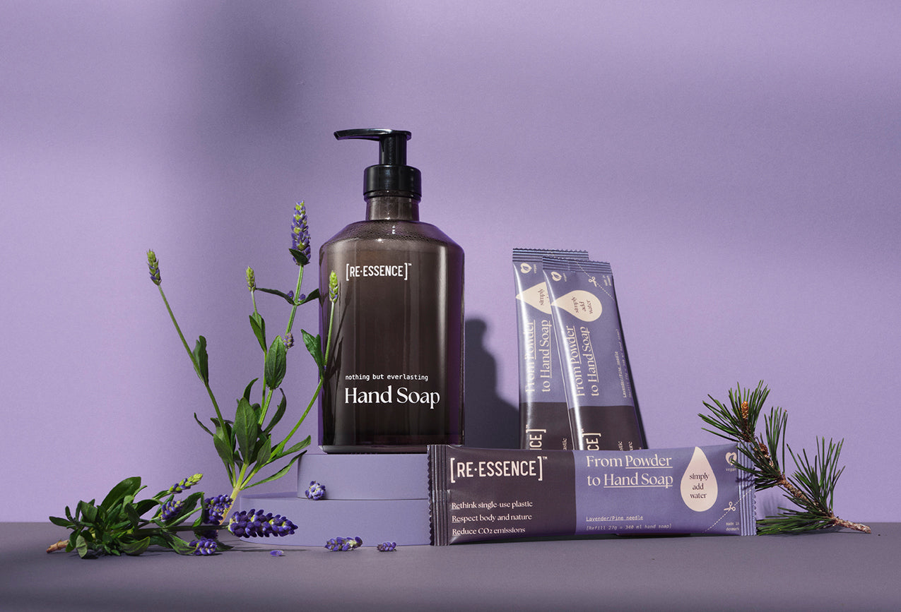 HAND SOAP STARTER SET LAVENDER/PINE NEEDLE (SMALL) – Reessencecare