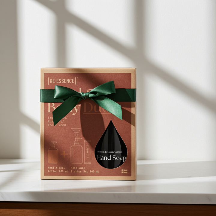 GAVESÆT DUO HÅNDSÆBE + LOTION CITRONGRÆS/ROSMARIN/CEDERTRÆ