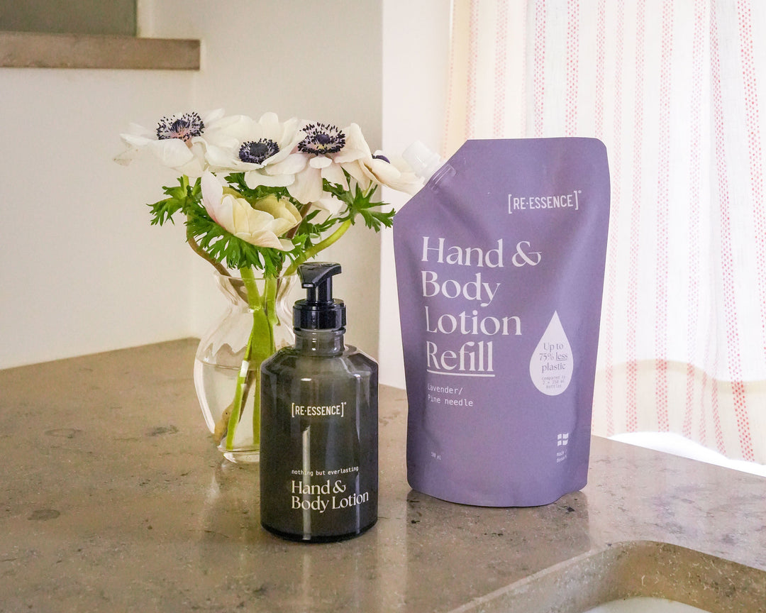 BUNDLE HAND & BODY LOTION + LOTION REFILL LAVENDER/PINE NEEDLE