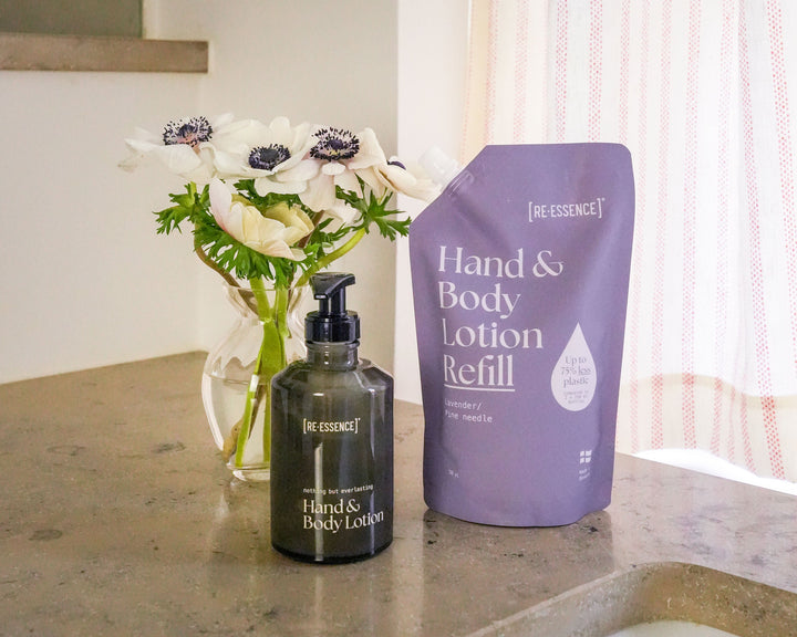 BUNDLE HAND & BODY LOTION + LOTION REFILL LAVENDER/PINE NEEDLE