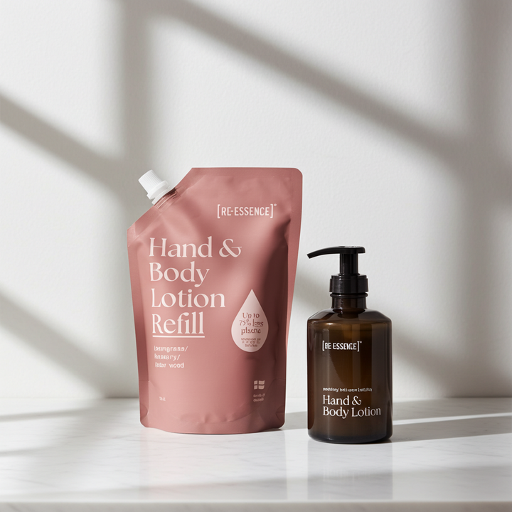 Lotion refill med flaske