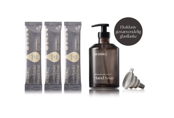 HAND SOAP STARTER SET LAVENDER/PINE NEEDLE (SMALL)